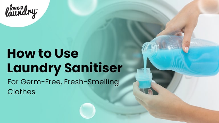 How to Use Laundry Sanitiser