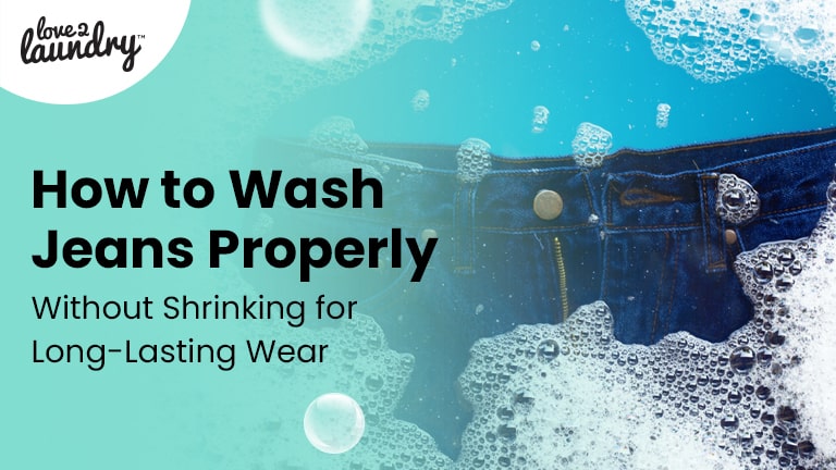 how to wash jeans