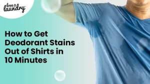 how to get deodorant stains out of shirts