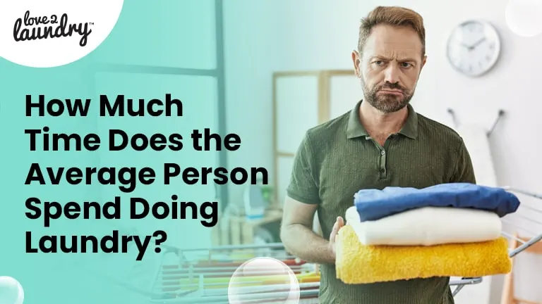 how much time does the average person spend doing laundry