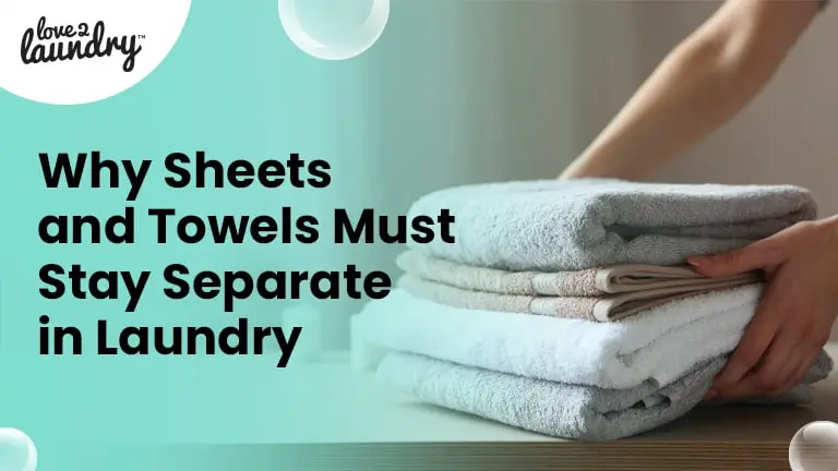 sheets and towels laundry