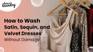 how to wash satin