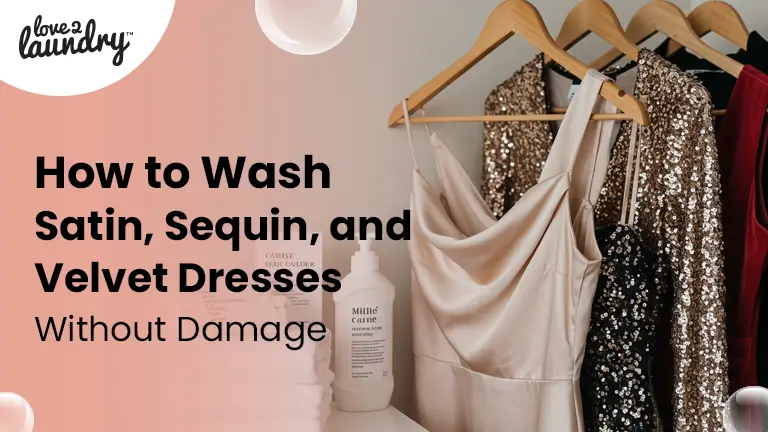 how to wash satin