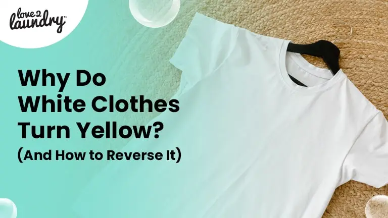 white clothes turn yellow