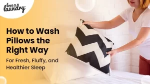 how to wash pillows