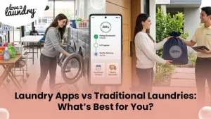 laundry apps vs traditional laundries