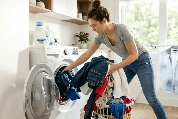 the “all-in-one washer” (everything goes together)