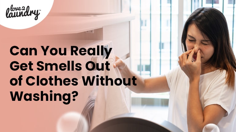 get smells out of clothes