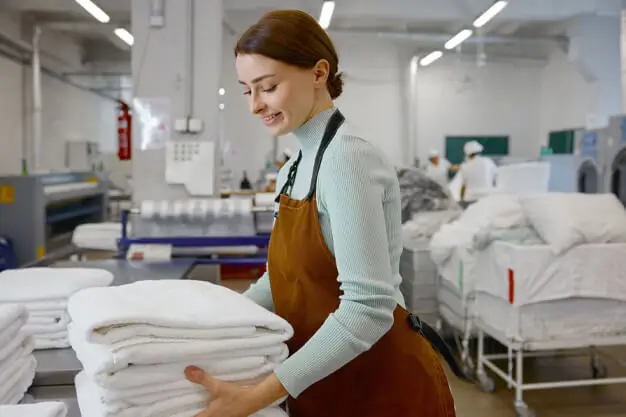quality control measures in professional hotel laundry
