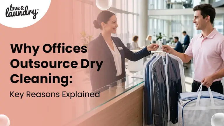 why offices outsource dry cleaning